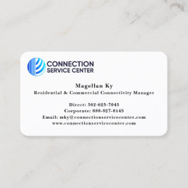 Standard, 3,5 tum x 2,0 tum Affärskort Visitkort