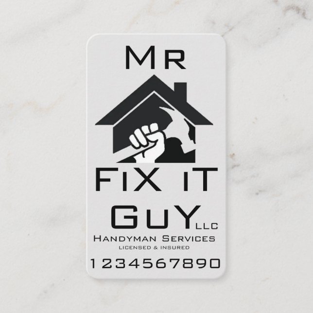 Standard, 3,5 tum x 2,0 tum Affärskort Visitkort (Framsida)