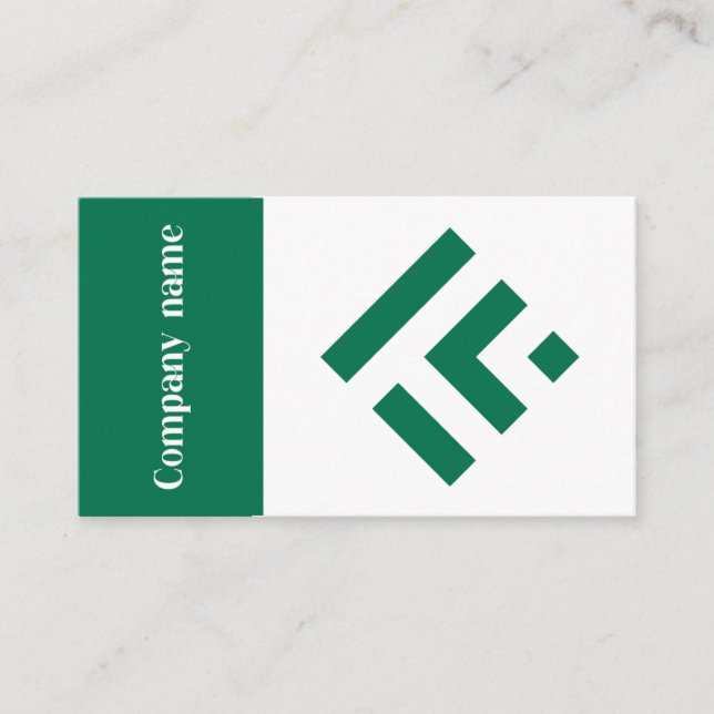 Standard, 3,5 tum x 2,0 tum Affärskort Visitkort (Framsida)