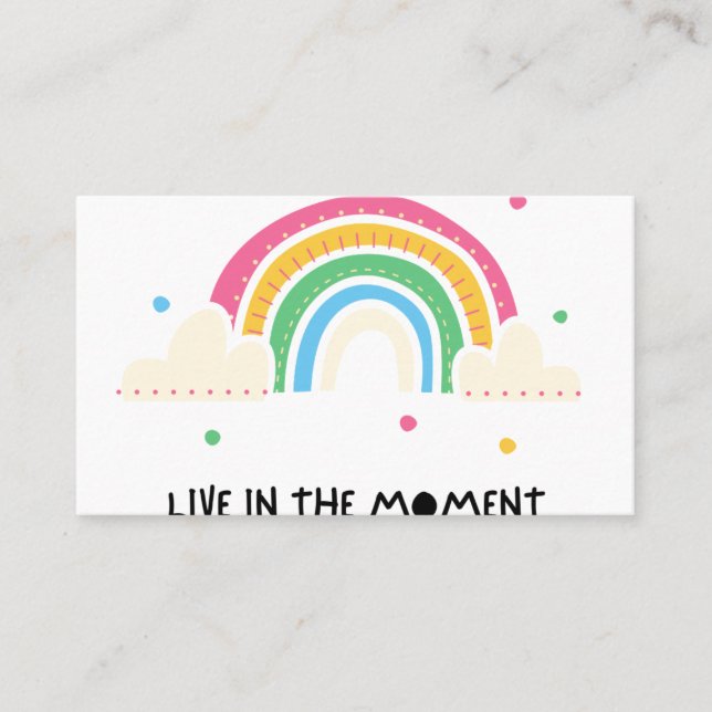 Standard, 3,5 tum x 2,0 tum Affärskort Visitkort (Framsida)