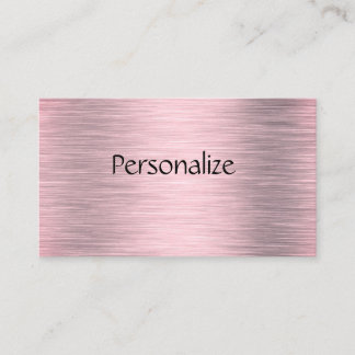 Standard 3.5" x 2.0" Business Card Stainless Metal Visitkort