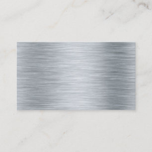 Standard 3,5" x 2,0" rostfri metall för visitkort