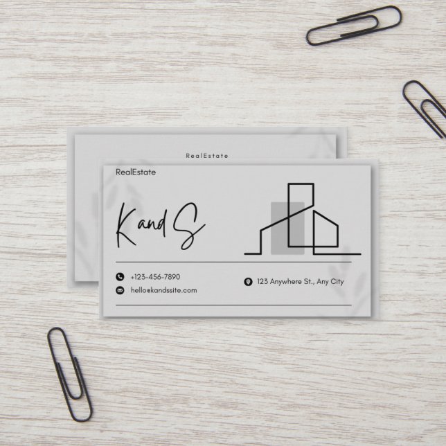 Standard, 3,5" x 2,0" visitkort (Fram/Back In Situ)