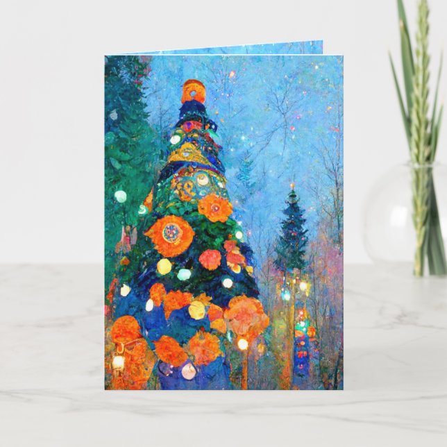 Standard, 5" x 7" vikt julkort kort (Framsida)