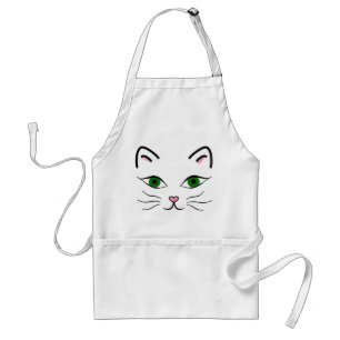 Standard Apron - Kattunge Ansikte Förkläde