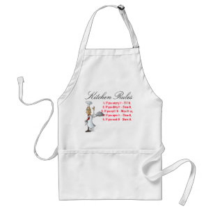 Standard Apron med Chef and Kitchen Regler Förkläde