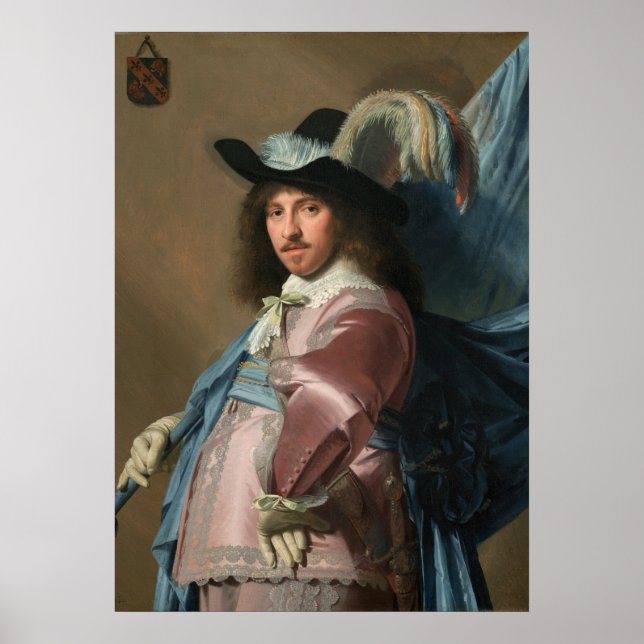 Standard Bearer - JC Verspronck Fine Art Poster (Framsidan)