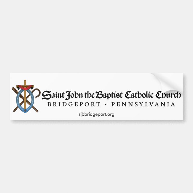 Standard bumper sticker bildekal (Framsidan)