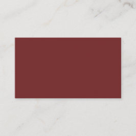 Standard Burgundy Visitkort