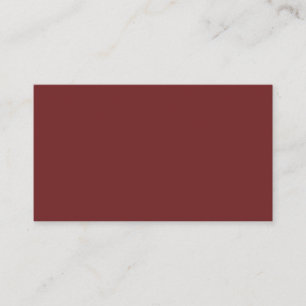 Standard Burgundy Visitkort