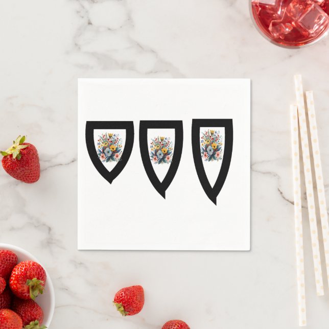 STANDARD COCKTAIL PAPPERSSERVETT (Insitu)