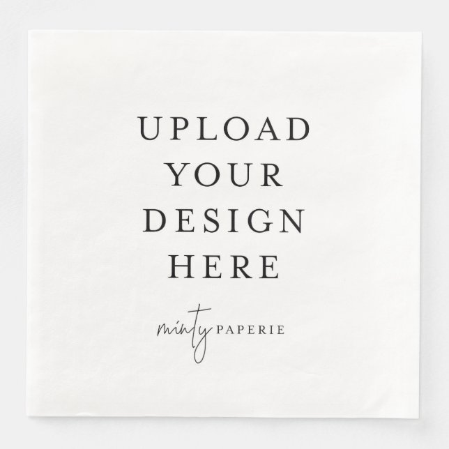 Standard Dinner Napkin - 8 tum Pappersservett (Framsida)