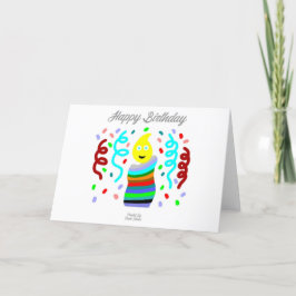 Standard-hälsningskort för ljus Hälsning vid födel Tack Kort