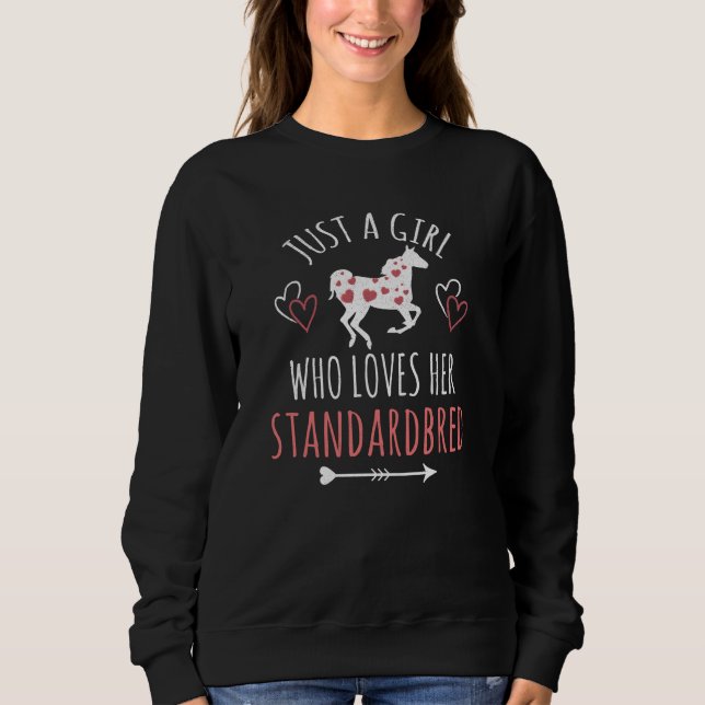 Standard Horse Owner Gift Girls T Shirt (Framsida)