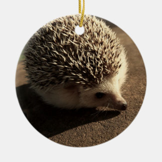 Standard igelkottprydnad julgransprydnad keramik