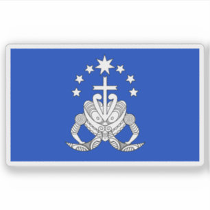 Standard Kung Tūheitia, Maori, Nya Zeeland Klistermärken