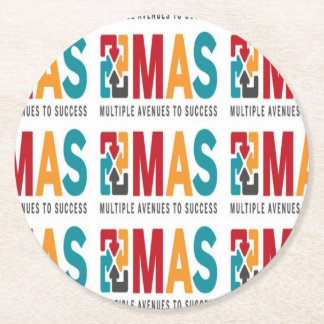 Standard kustfartyg underlägg papper rund