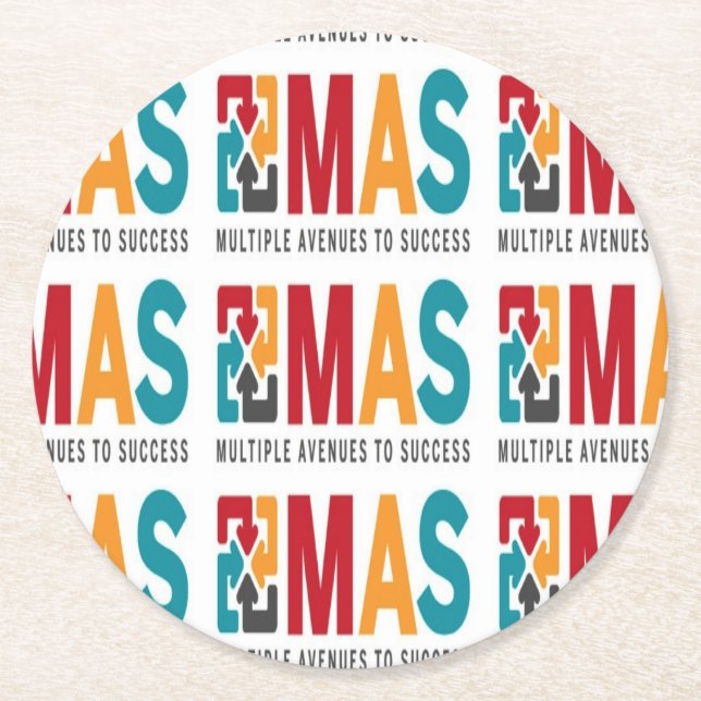 Standard kustfartyg underlägg papper rund (Framsidan)