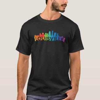 Standard mörk T-tröja för Louisville pride Tee Shirt