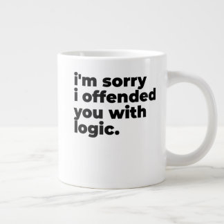 Standard Mugg - ledsen att jag förolämpade dig med Jumbo Mugg