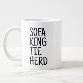 Standard Mugg - Sofa King Tie Flock Jumbo Mugg