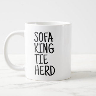 Standard Mugg - Sofa King Tie Flock Jumbo Mugg