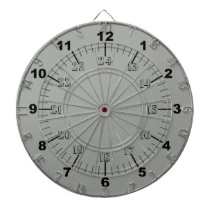 Standard- och militärtid darttavla