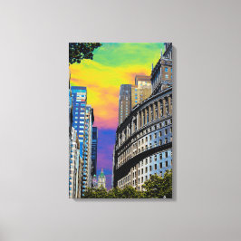 Standard Oil Byggnad New York City USA Poster Canvastryck