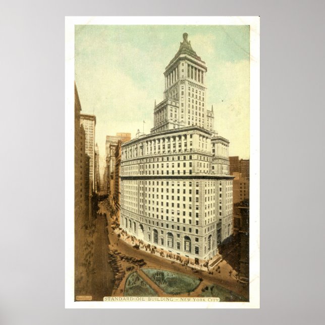 Standard Oil Company Byggnad, New York City, 1920 Poster (Framsidan)