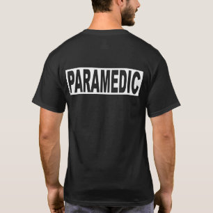 Standard paramedicinsk Skjortasvart T-shirt