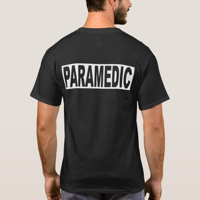 Standard paramedicinsk Skjortasvart Tröja (Baksida)