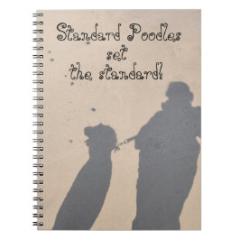 Standard Poodles Sätter Standarderna  Anteckningsbok
