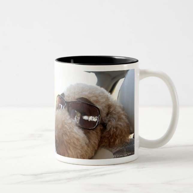 standard pudel 3 Två-Tonad mugg (Höger)