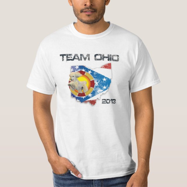 Standard pudel"Annie" T-tröja Tee Shirt (Framsida)