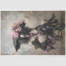 Standard Pudel Bohemian Rhapsody Decoupage