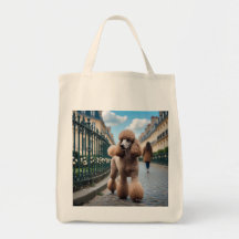 Standard Pudel Elegant Livsmedel Tote Bag