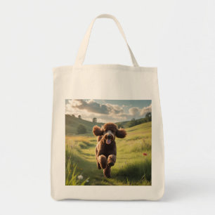 Standard Pudel Elegant Livsmedel Tote Bag Tygkasse