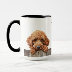 Standard Pudel Hund Mugg