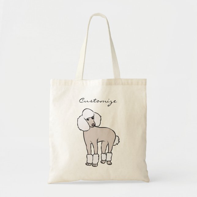 Standard Pudel Hund Thunder_Cove Tygkasse (Framsidan)