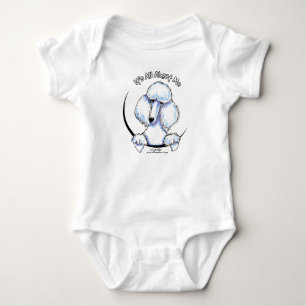 Standard pudel IAAM för vit T-shirt