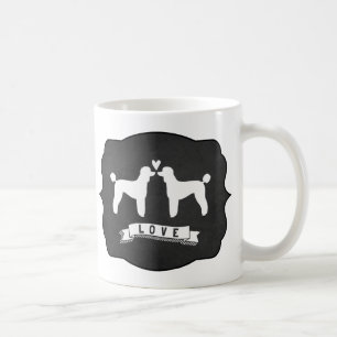 Standard Pudel Kärlek Kaffemugg