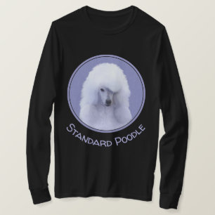 Standard Pudel White Painting - Original Hund Art T Shirt