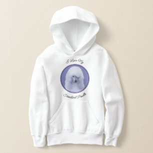 Standard Pudel White Painting - Original Hund Art T Shirt