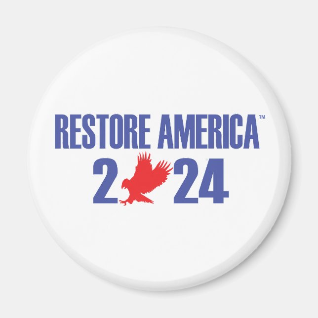 Standard Restore America Circle Magnet (Framsidan)