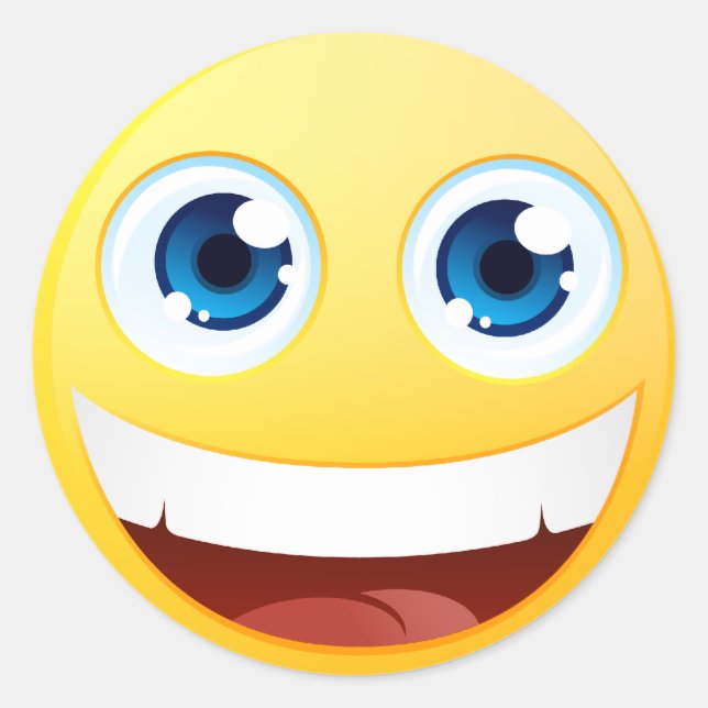 Standard Runt Klistermärke (Framsida)