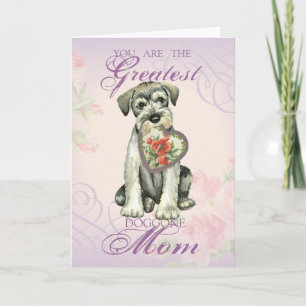 Standard Schnauzer Heart Mamma Kort