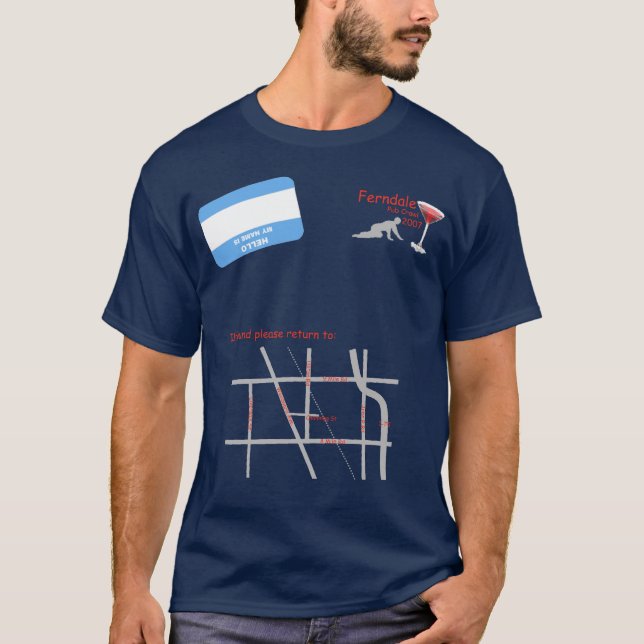 Standard T-tröja Tee Shirt (Framsida)