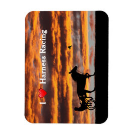 Standard-Trotting Racehorse Flexible Magnet