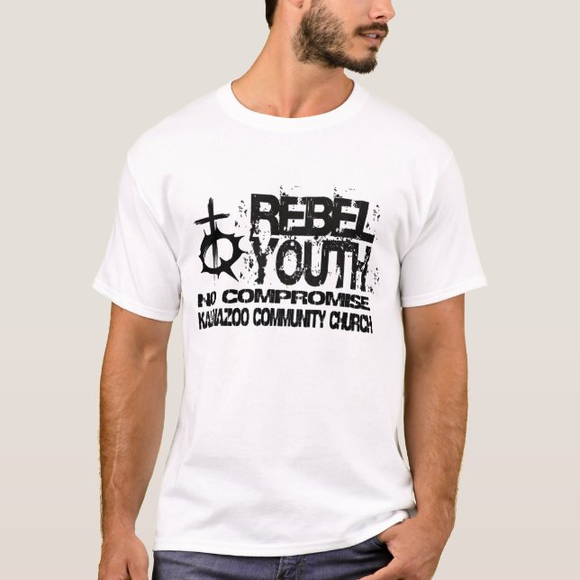 Standard utslagsplats för rebellisk ungdom t-shirt (Framsida)