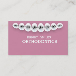 Standard visitkort för Orthodontisttandläkare
